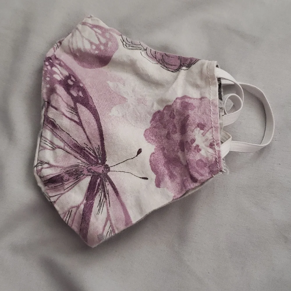 Handmade Butterfly Reversable Face Mask